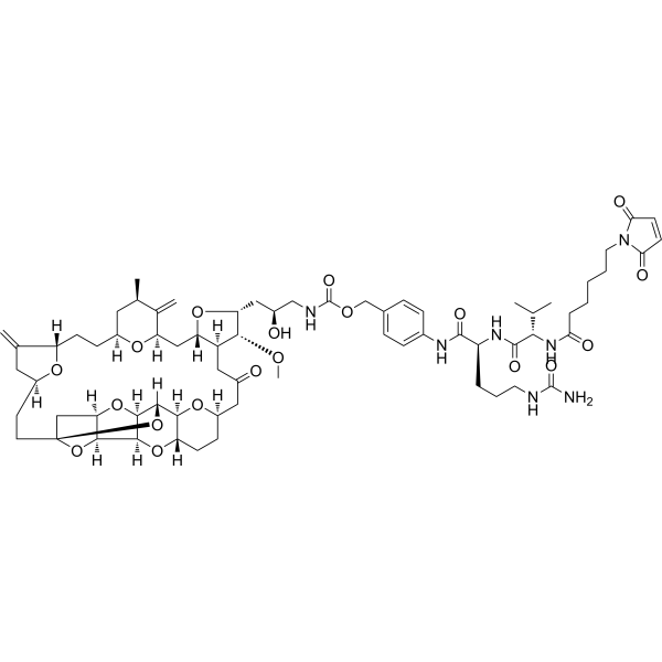 Mal-(CH2)5-Val-Cit-PAB-Eribulin 2130869-21-3